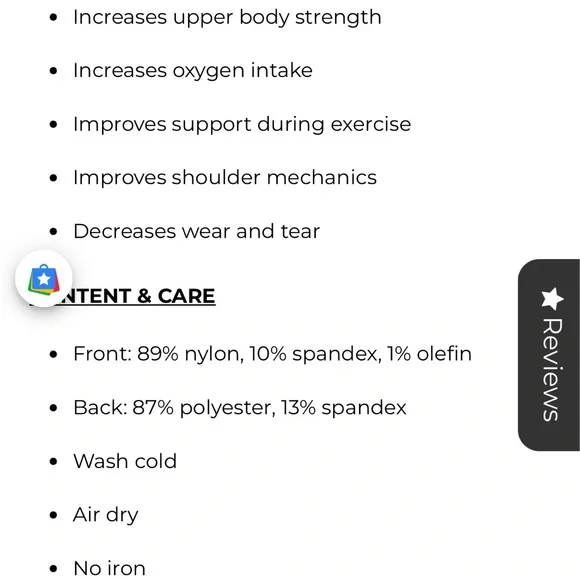 Bundle of alignmed posture and spanx reversible sports bra L - Picture 5 of 9